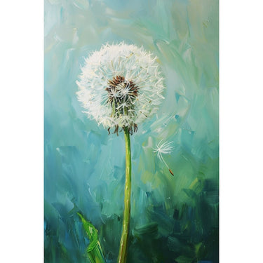 Single Flower Oil Canvas